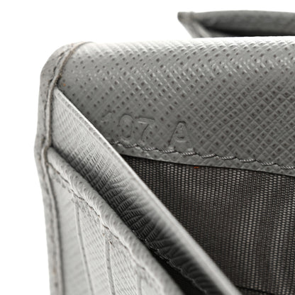 Prada Saffiano Metal Continental Flap Wallet Nube 7 of 8