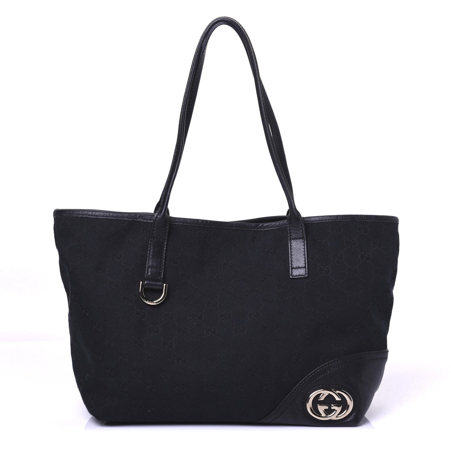 Monogram Medium New Britt Tote Black