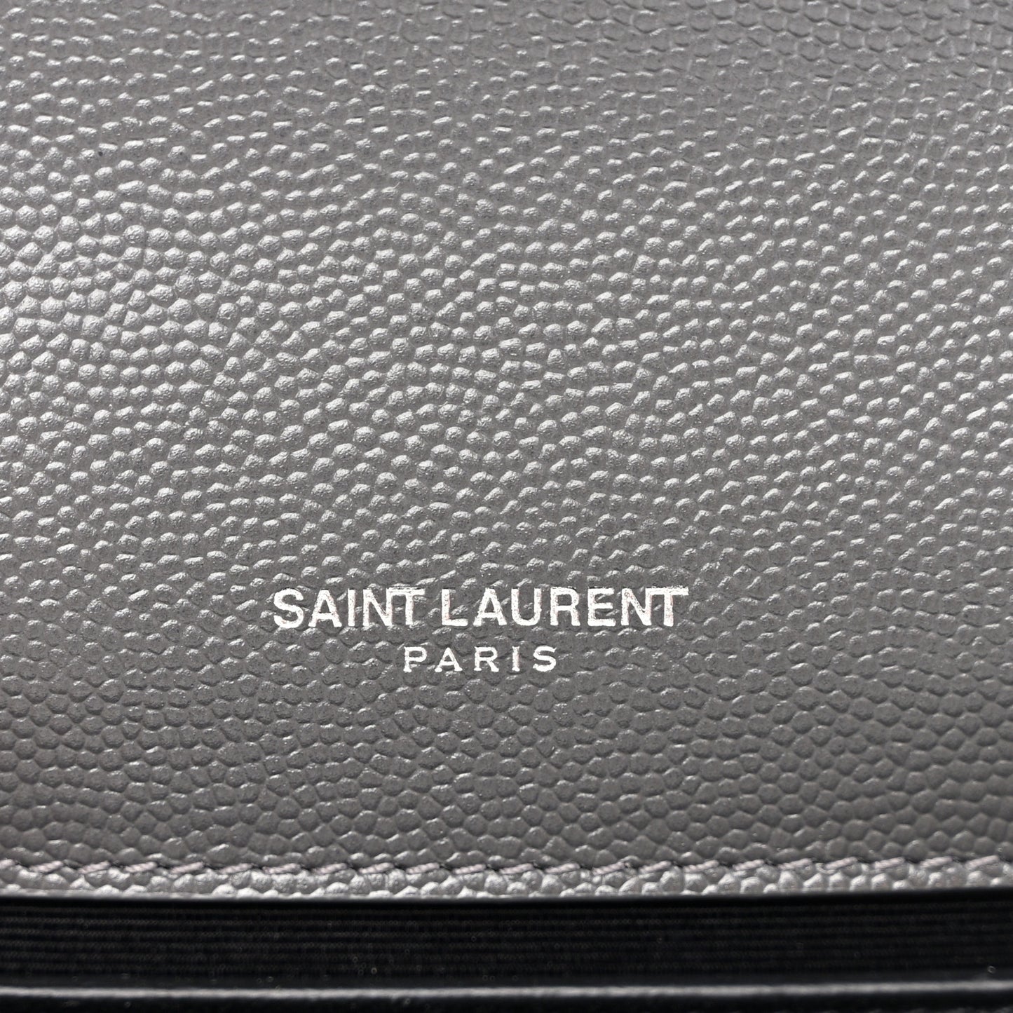 Grain De Poudre Small Monogram Kate Satchel Fog