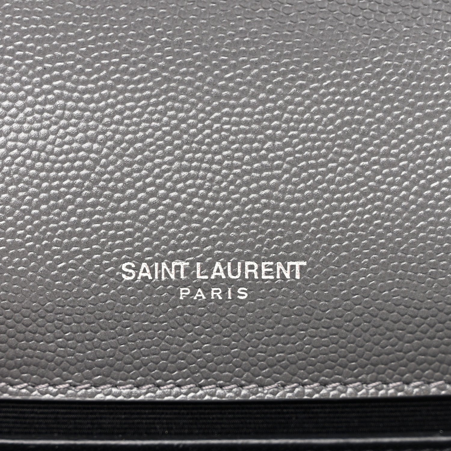 Saint Laurent Grain De Poudre Small Monogram Kate Satchel Fog 6 of 11
