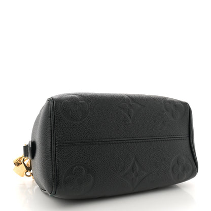 Louis Vuitton Empreinte Monogram Giant Speedy Bandouliere 20 Black 4 of 12