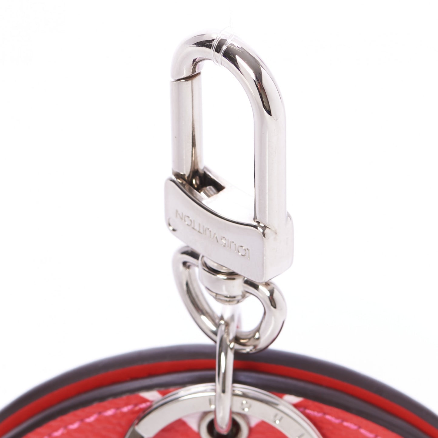 Monogram Escale Bag Charm Key Holder Rouge