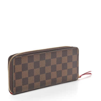 Louis Vuitton Damier Ebene Clemence Wallet 2 of 5