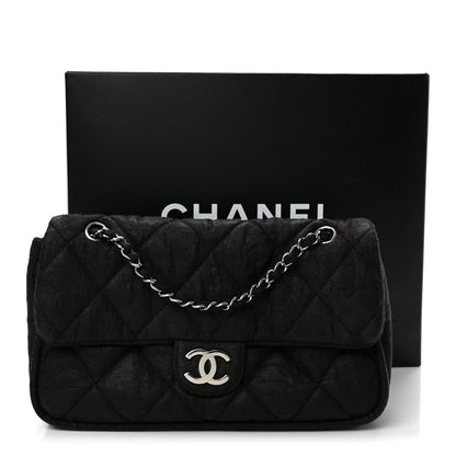 Chanel Coated Canvas Quilted Le Marais Flap Black 14 of 14