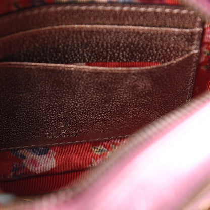 Gucci Laminated Nappa Trapuntata Mini Zumi Dome Shoulder Bag Rosa Lago Rame 5 of 8