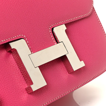 Hermes Epsom Constance 24 Rose Tyrien 8 of 9