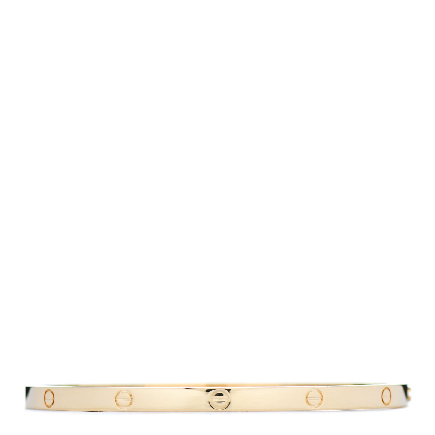 18K Yellow Gold Small LOVE Bracelet 17