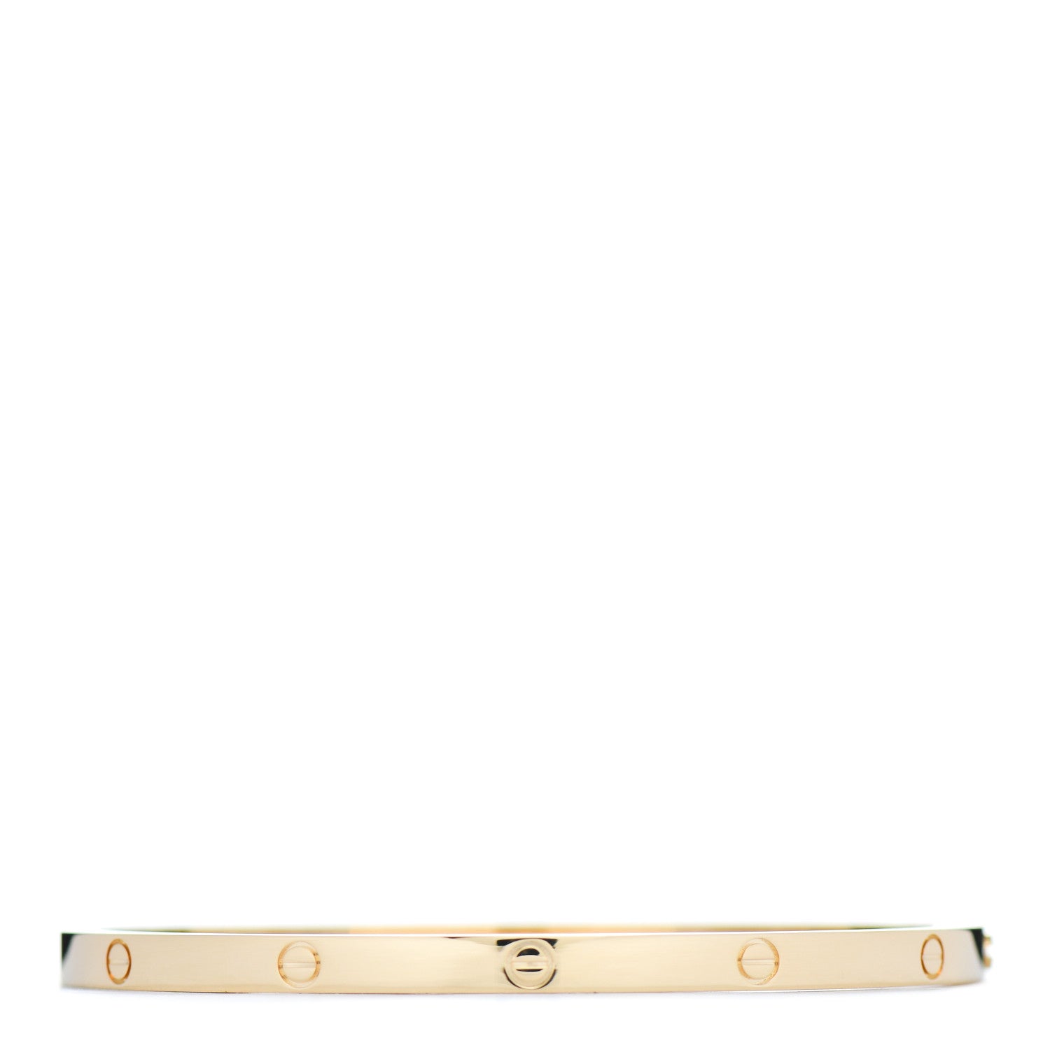 Cartier 18K Yellow Gold Small LOVE Bracelet 17 1 of 5