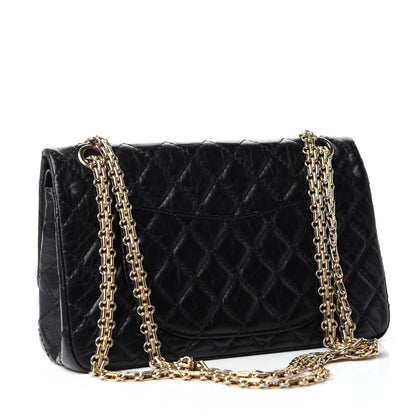 Chanel Aged Calfskin Quilted 2.55 Reissue 226 Flap Black 3 of 11