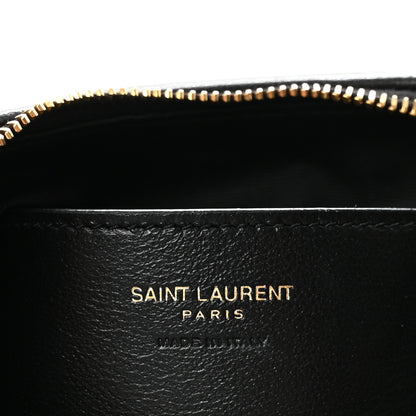 Saint Laurent Plunged Lambskin Calypso Mini Hobo Black 6 of 9