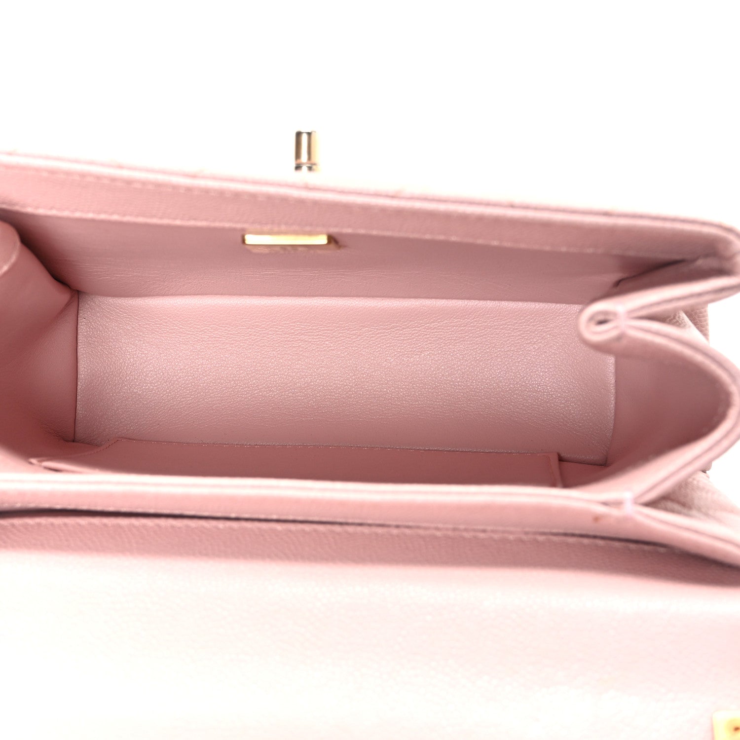 Chanel Caviar Quilted Small Carry Me Top Handle Flap Pink 5 of 10