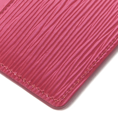 Louis Vuitton Epi Card Holder Fuchsia 5 of 9