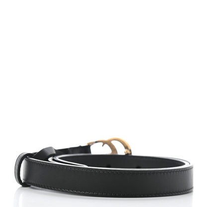Gucci Calfskin Double G 20mm Belt 70 28 Black 2 of 5