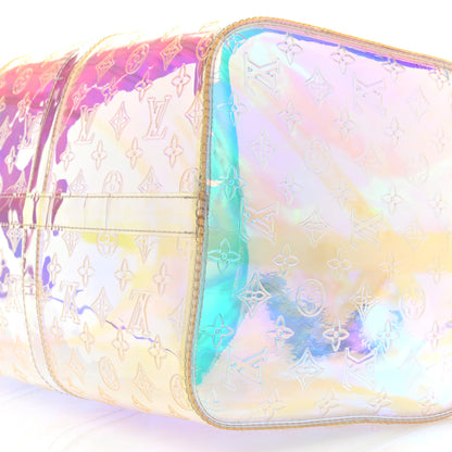 Louis Vuitton PVC Monogram Keepall Bandouliere 50 Iridescent Prism 9 of 10