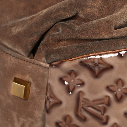 Louis Vuitton Suede Patent Monogram Irene Brown 10 of 16