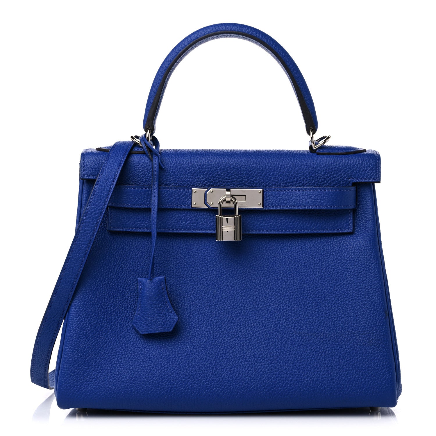 Hermes Togo Kelly Retourne 28 Bleu Electrique 1 of 12