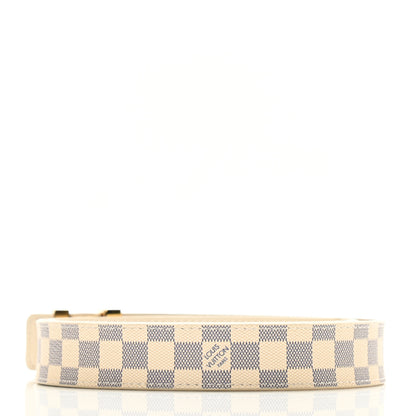 Louis Vuitton Damier Azur LV Initiales Belt 80 32 2 of 4