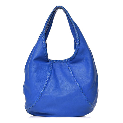 Bottega Veneta Cervo Deerskin Large Hobo Signal Blue 1 of 14