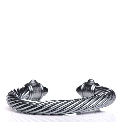 David Yurman Aluminum 10mm Cable Renaissance Bracelet Grey 3 of 5