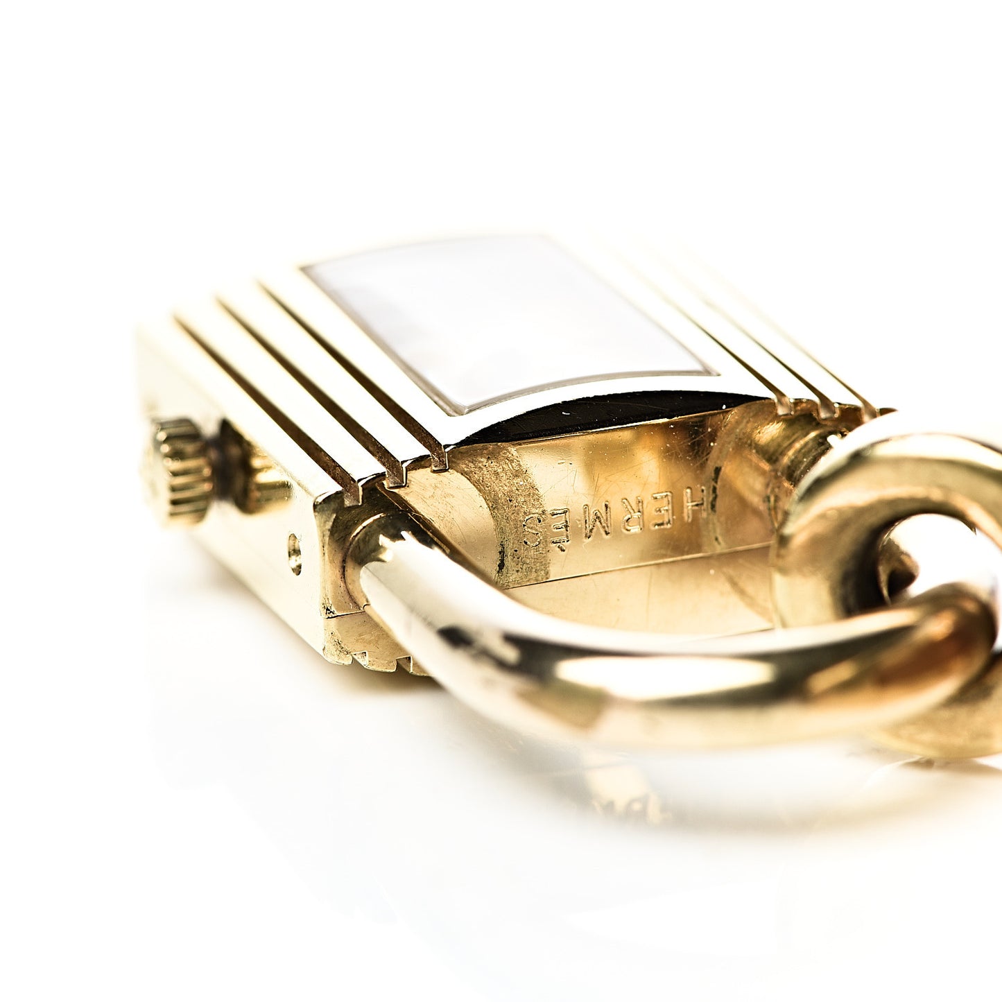 Stainless Steel Clemence 20mm Kelly Cadena Quartz Watch Gold