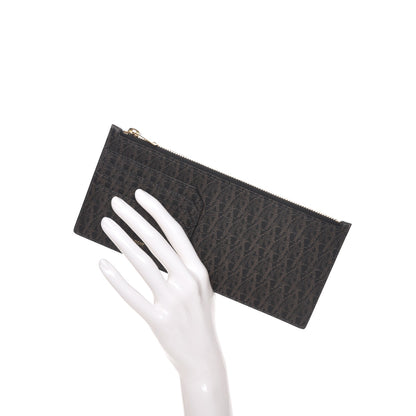 Saint Laurent Classic Toile Monogram 4 Fragments Zip Pouch Black 2 of 8