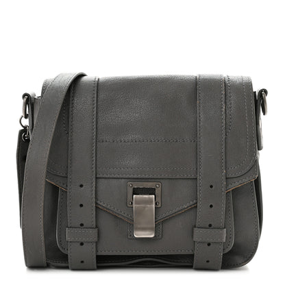 Proenza Schouler Lambskin PS1 Mini Pouch Messenger Smoke 1 of 13