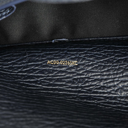 3.1 Phillip Lim 3.1 Textured Calfskin Mini Pashli Satchel Ink 6 of 8