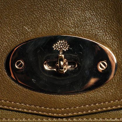 Mulberry Polished Buffalo Alexa Satchel Pickle Green 9 of 12