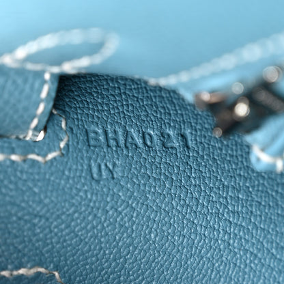 Hermes Epsom Kelly Sellier 25 New Blue Jean 7 of 11