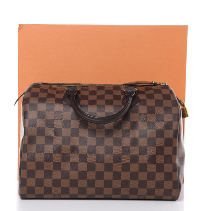 Louis Vuitton Damier Ebene Speedy 30 12 of 12