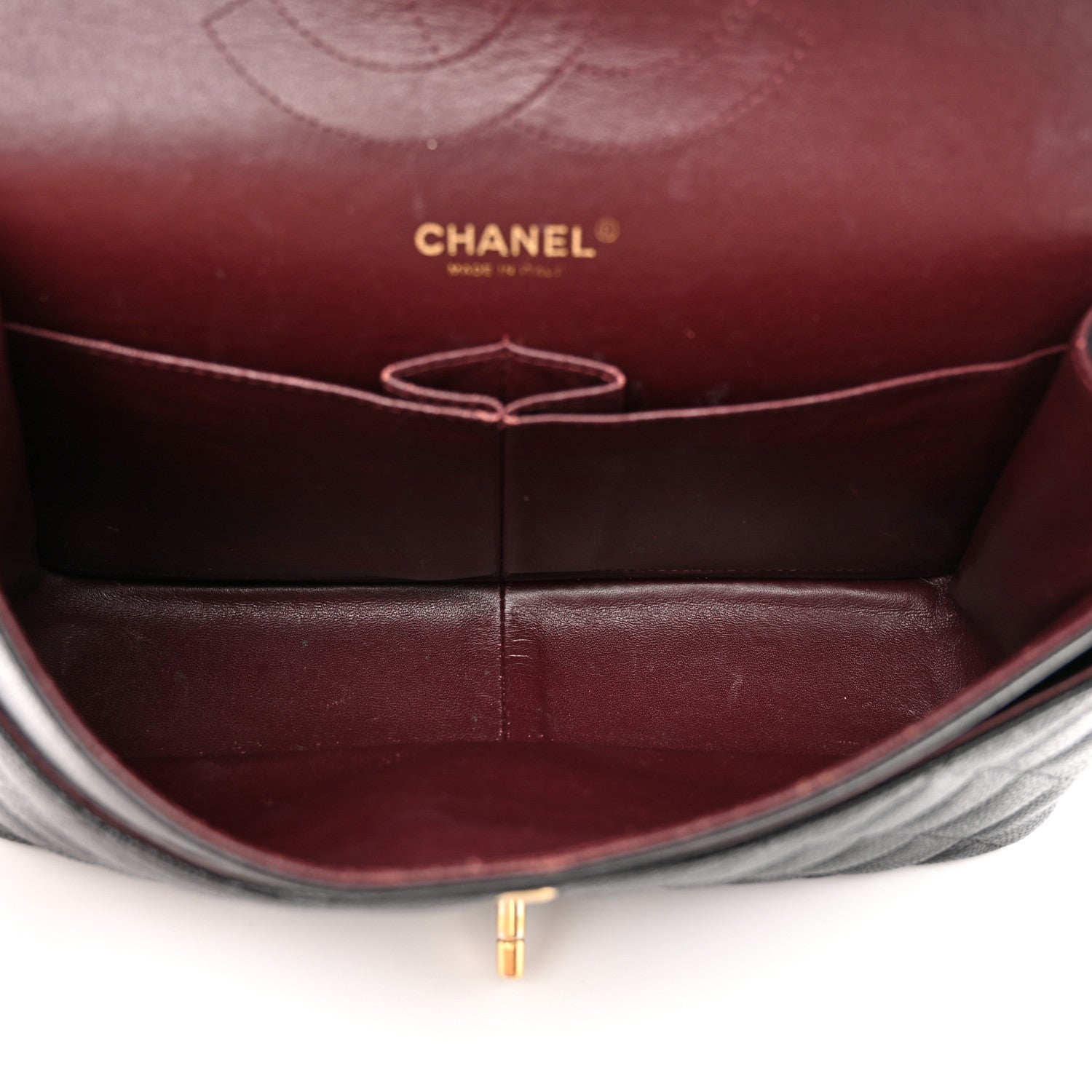 Chanel Caviar Quilted Jumbo Double Flap Black 5 of 13