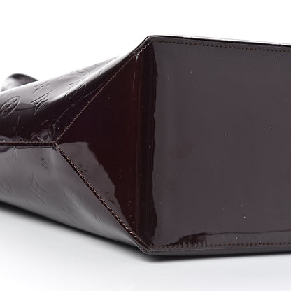 Louis Vuitton Vernis Wilshire GM Amarante 8 of 10
