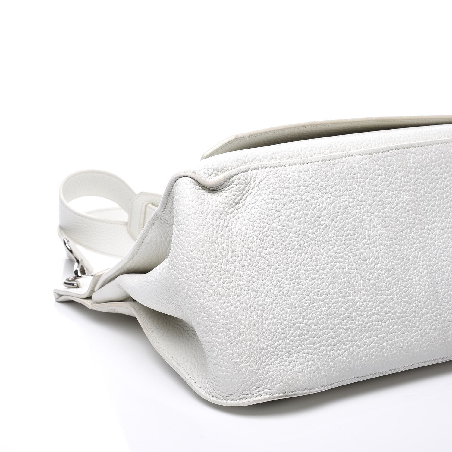 Hermes Taurillon Clemence Jypsiere 34 White 5 of 13