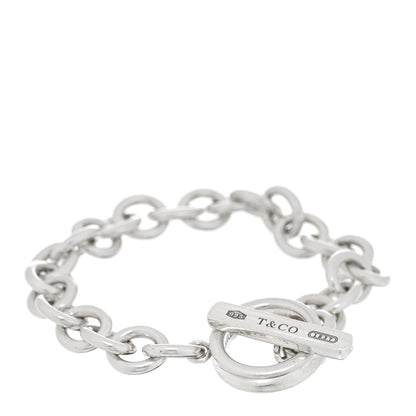 Tiffany Sterling Silver 1837 Toggle Bracelet 1 of 3
