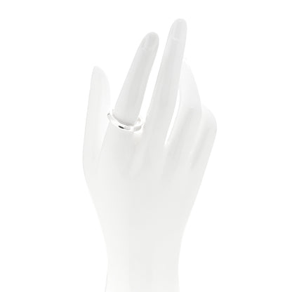 Tiffany Sterling Silver Narrow 1837 Band Ring 57 8 2 of 5