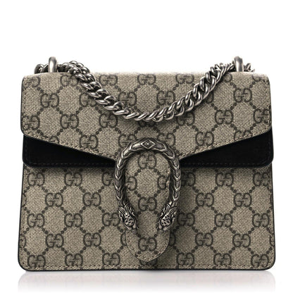 Gucci GG Supreme Monogram Mini Dionysus Shoulder Bag Black 1 of 12