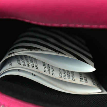 Off-White Saffiano Striped Mini Diag Binder Clip Bag Pink White 8 of 20