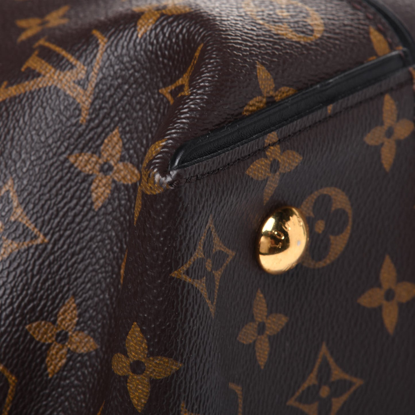 Veau Cachemire Monogram Tote W PM Chocolate