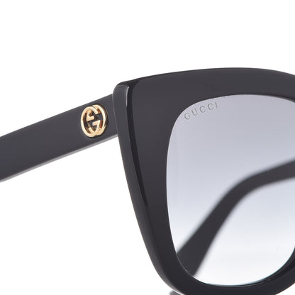 Gucci Cat Eye Sunglasses GG0163S Black 9 of 10