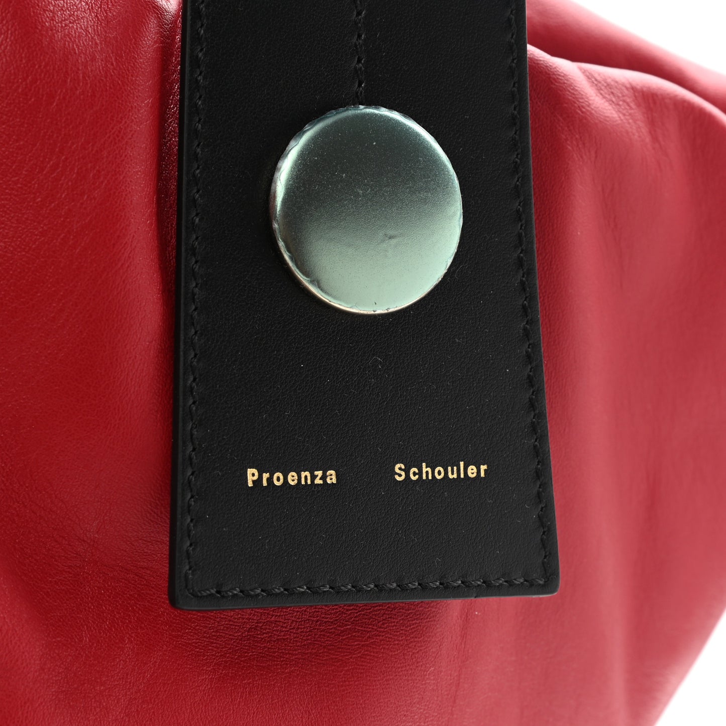 Lambskin Large Puffy Tobo Tote Red