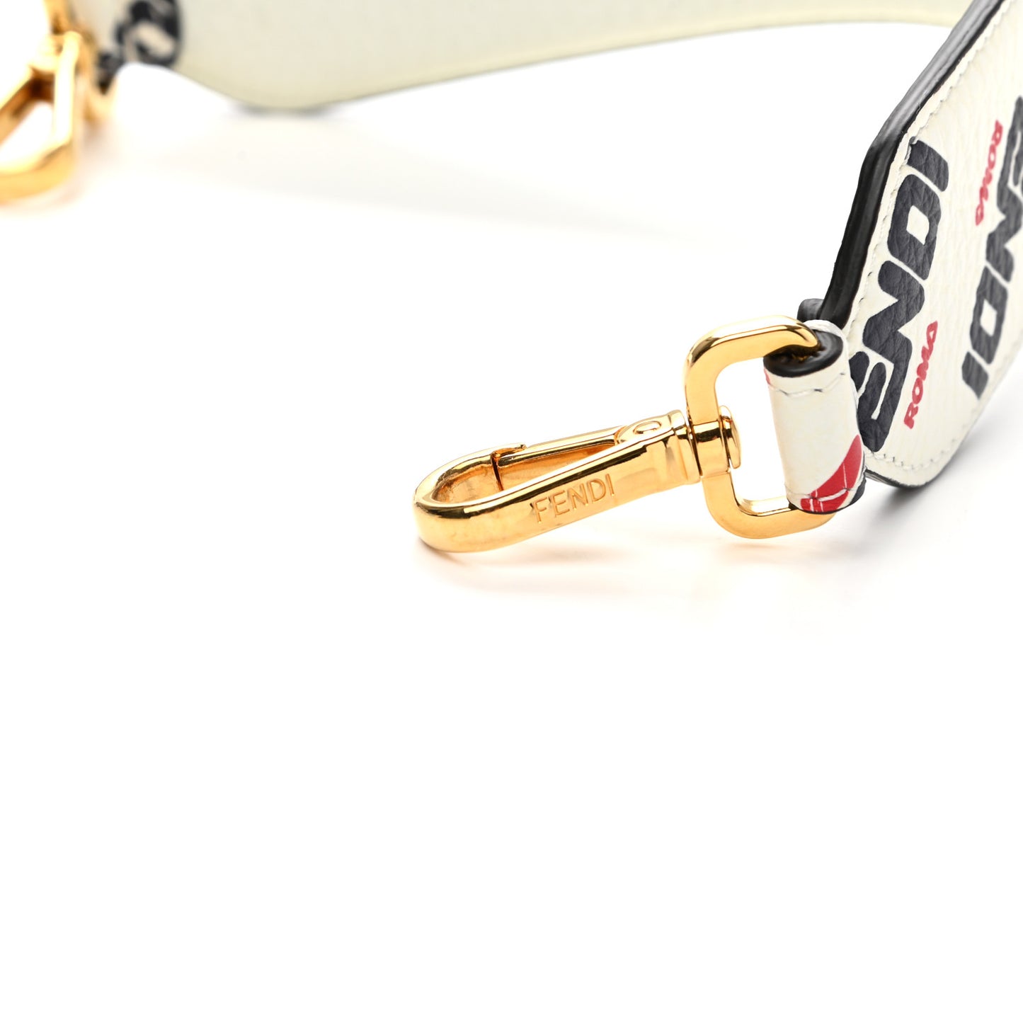 X FILA Calfskin Mania Mini Strap You White