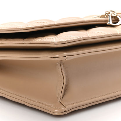 Christian Dior Lambskin Cannage My Dior Top Handle Bag Beige 9 of 11