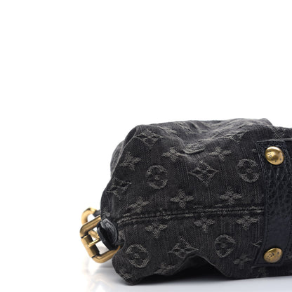 Louis Vuitton Denim Neo Cabby MM Black 7 of 10
