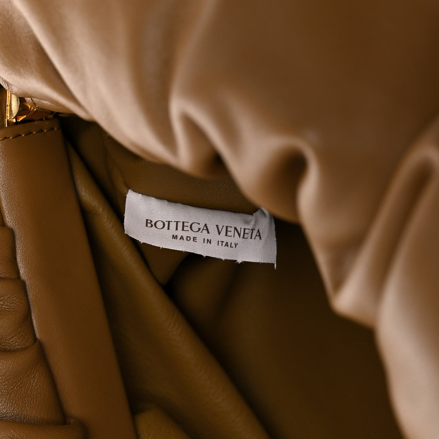Bottega Veneta Calfskin The Pouch Chain Cammello 6 of 9