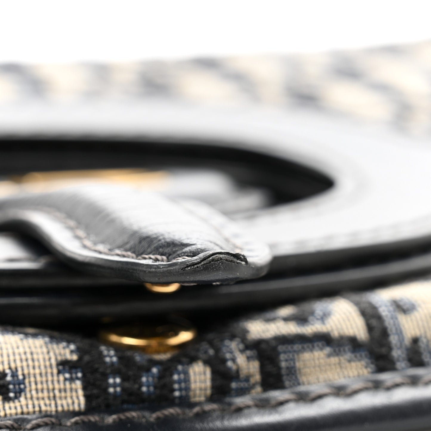 Oblique Fold Over Clutch Blue