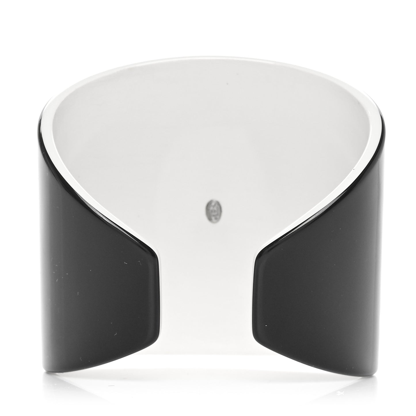 Resin CC Wide Cuff Black White
