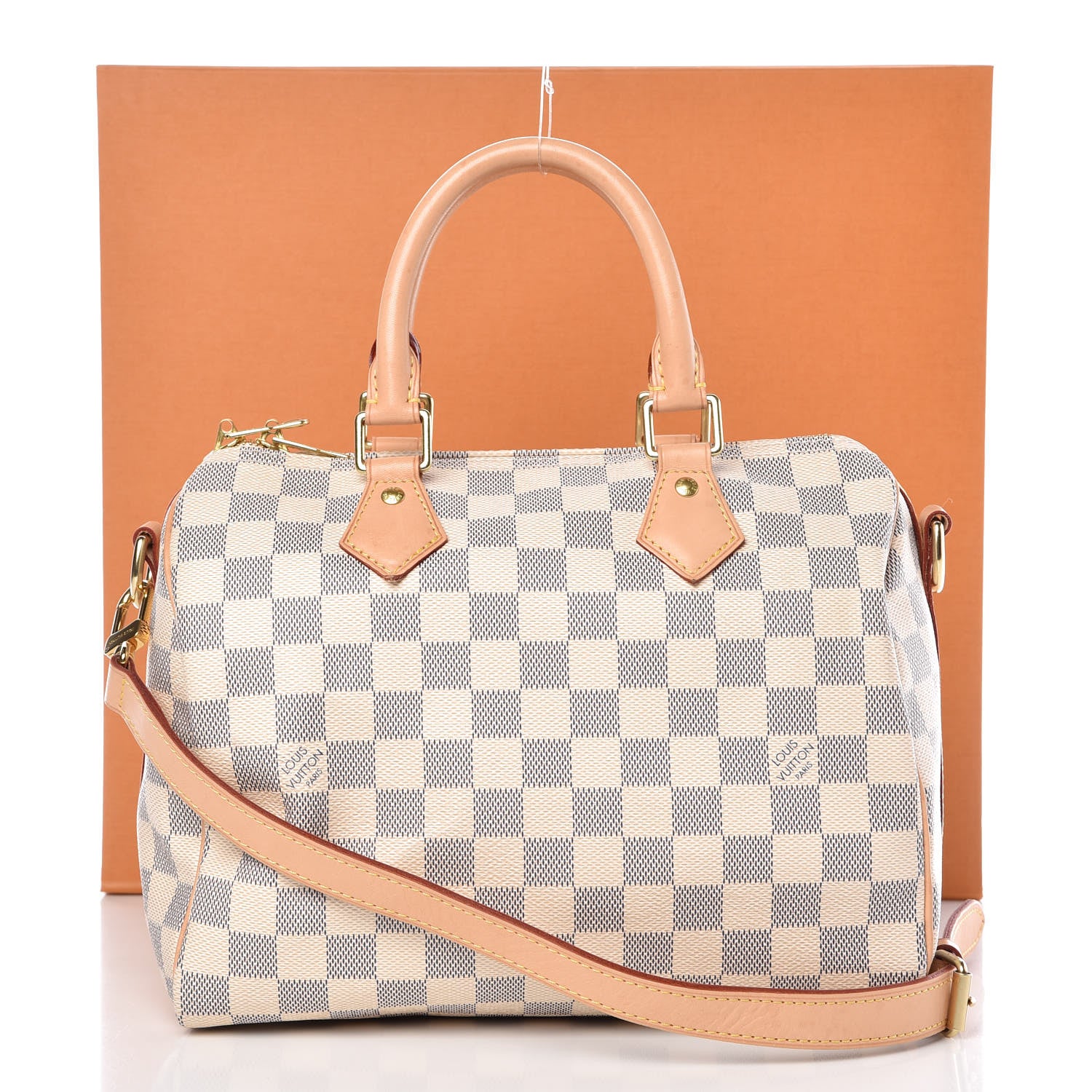 Louis Vuitton Damier Azur Speedy Bandouliere 25 8 of 8