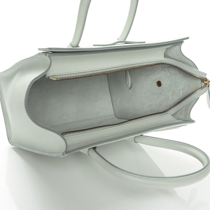 Celine Drummed Calfskin Micro Luggage Jade 5 of 6