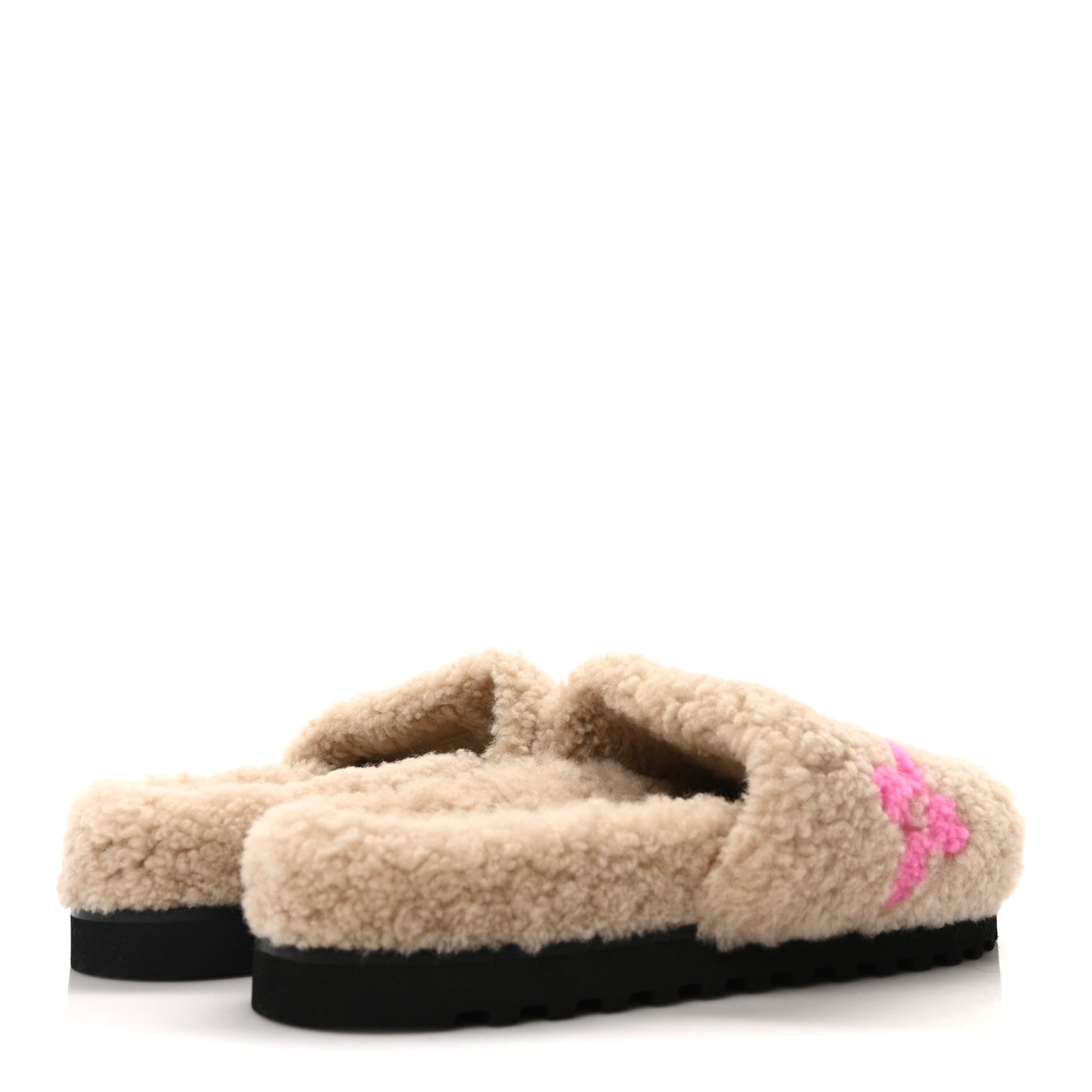 Louis Vuitton Shearling Paseo Flat Comfort Mule 36 Beige 5 of 8