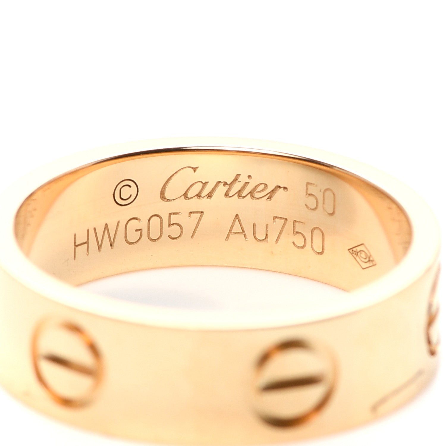 Cartier 18K Yellow Gold 5.5mm LOVE Ring 50 5.25 5 of 7